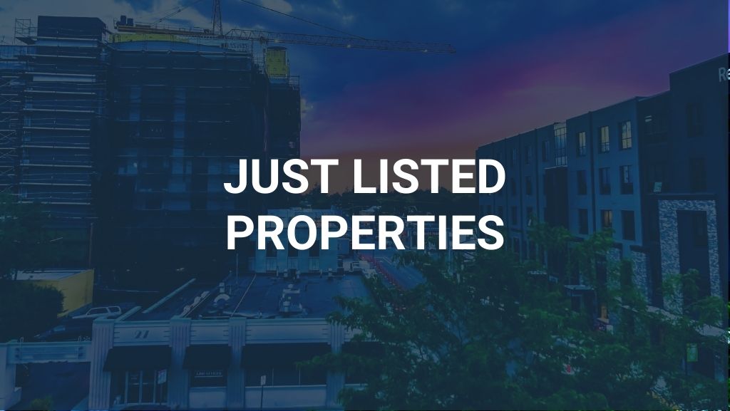 Just listed properties